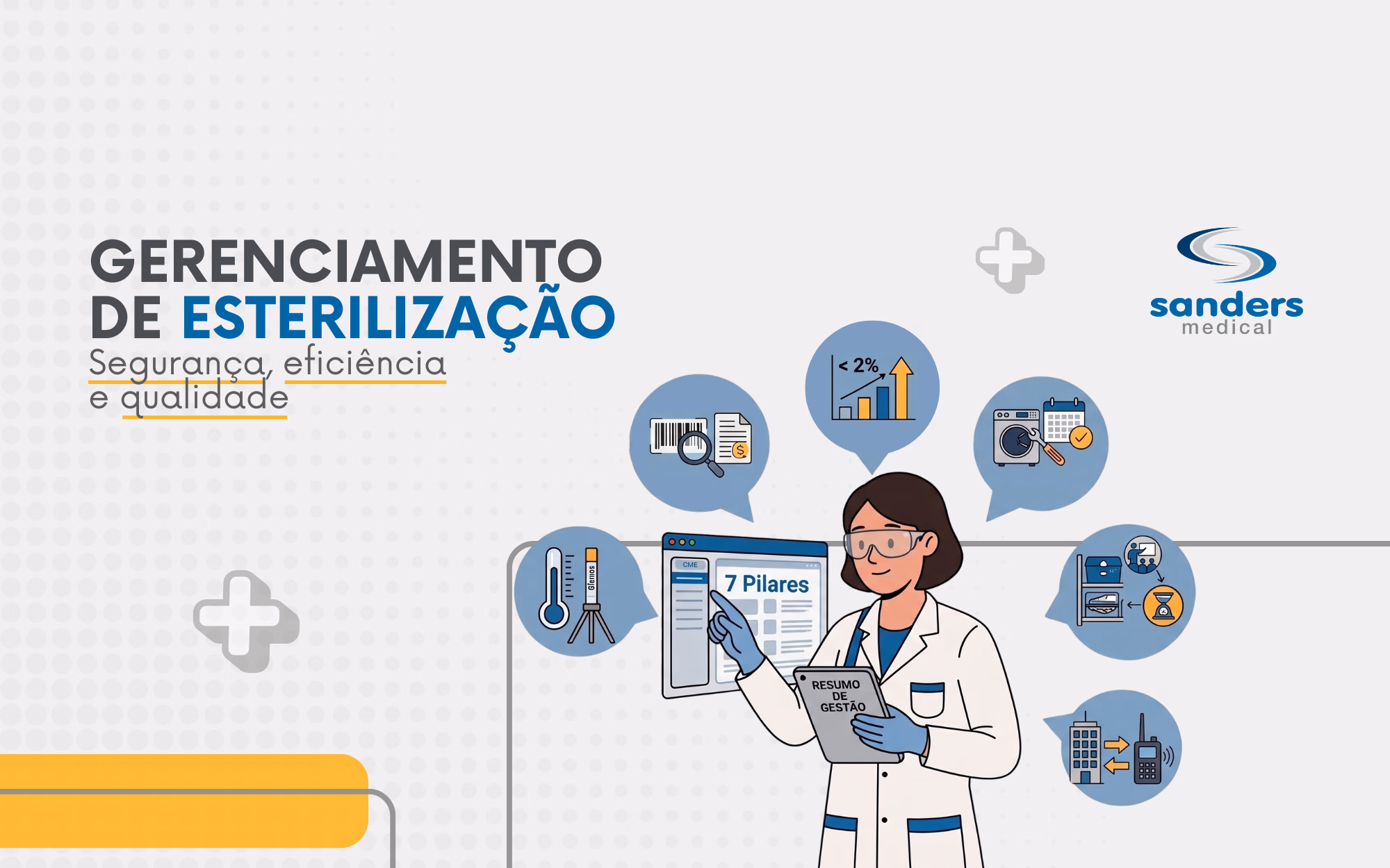 Gestão de esterilização hospitalar com eficiência